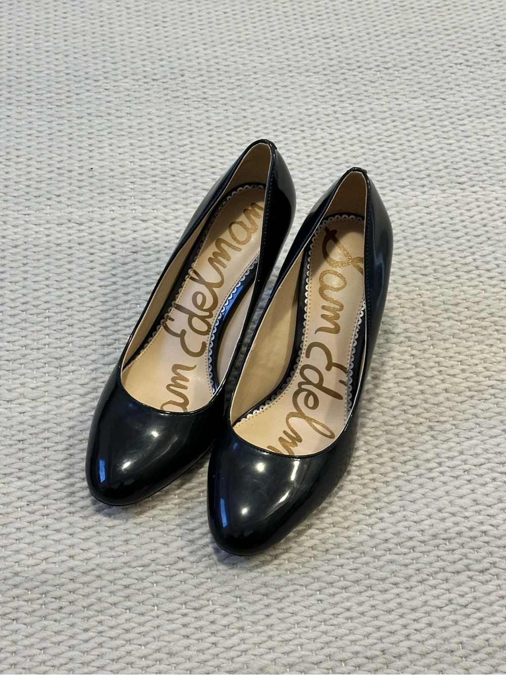 Sam Edelman “Elise” Black Patent Leather Classic Pump